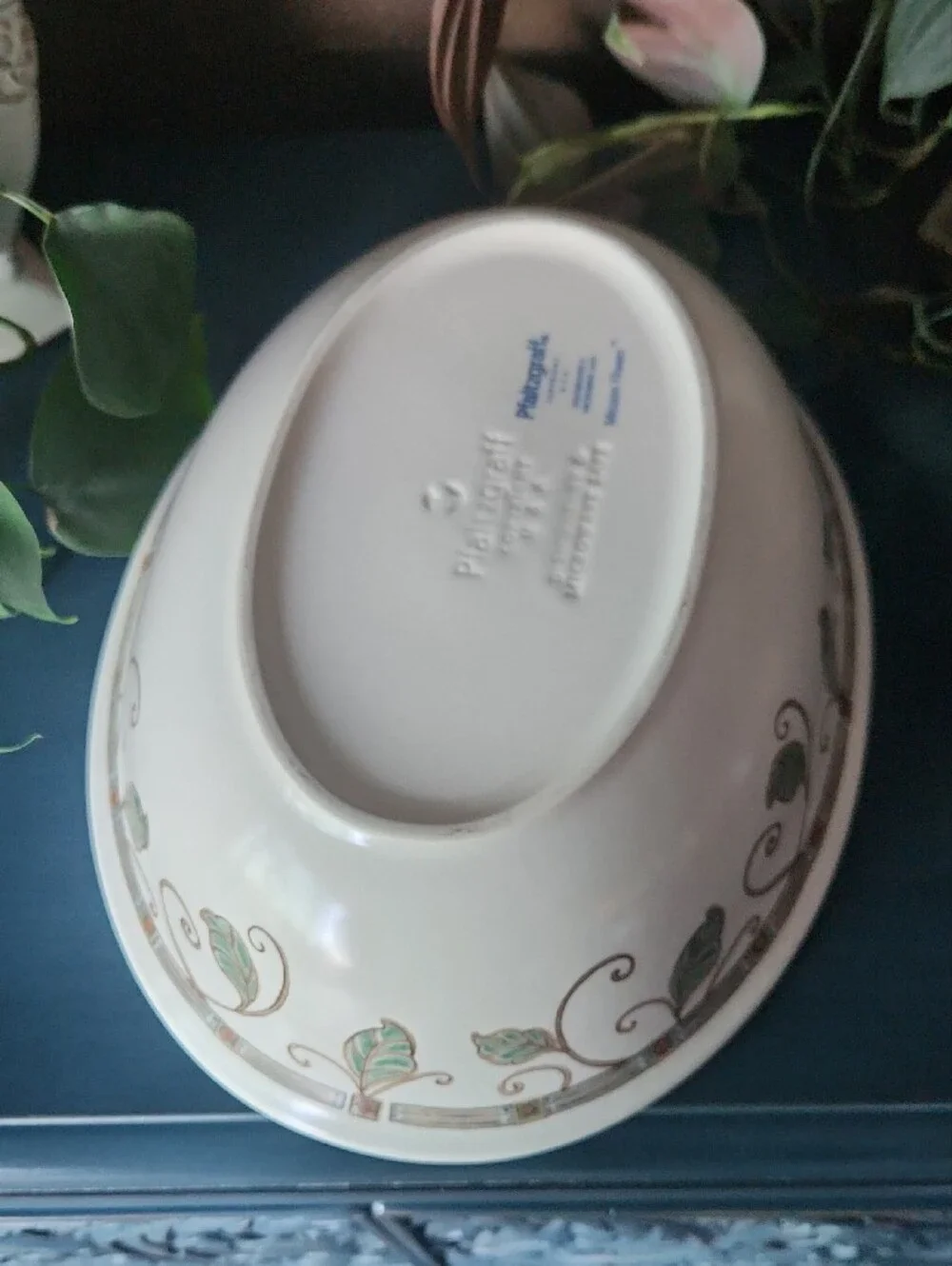 Pfaltzgraff Mission Flower Large Serving Bowl In Excellent Condition